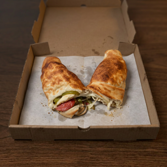Traditional Stromboli.